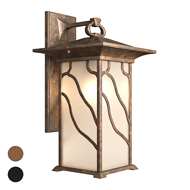 Outdoor Wall Light Kichler Morris 3D model image 1 