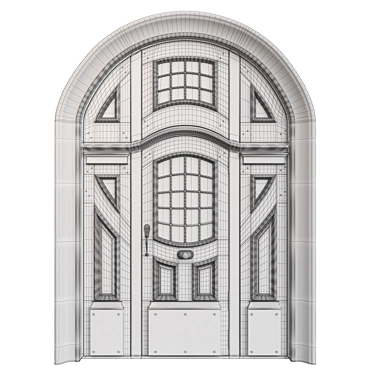 Classic Door 3D Model 83 3D model image 1 