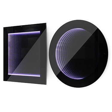 Title: Infinity Effect Mirror Set 3D model image 1 