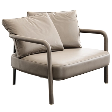 Chic Pochette Armchair - Vray+Corona 3D model image 1 