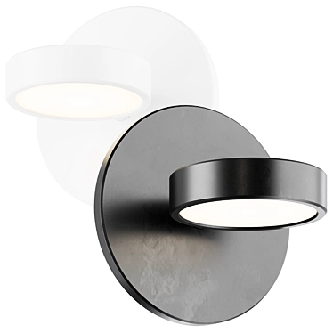 Tiny Discus Wall Light 3D model image 1 