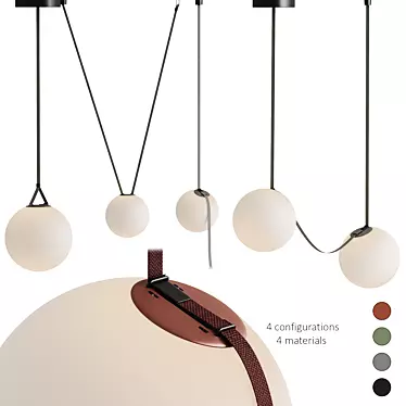 Vibia PLUSMINUS Light Fixture Kit 3D model image 1 