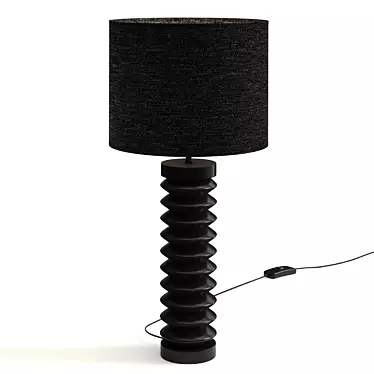 Black modern table lamp from pinotlighting