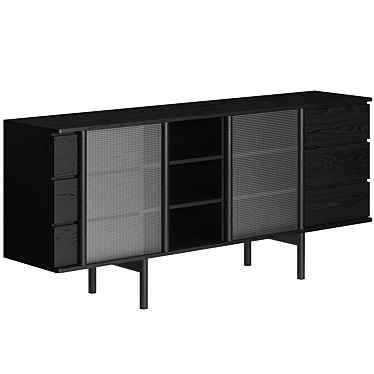 Harmony Inspired Rikyu Sideboard 3D model image 1 