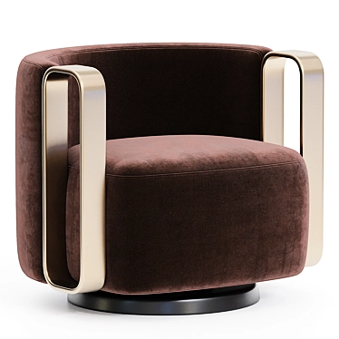 Modern Kelly Bracelet Armchair Design 3D model image 1 