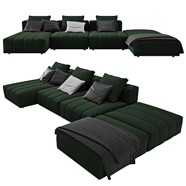 Luxury Goodman Minotti Sofa 3D model image 1 