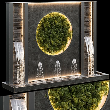 Cascading Water Fountains for Projects 3D model image 1 