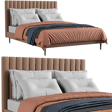 Contemporary Ormatek Madison Lite Bed 3D model image 1 