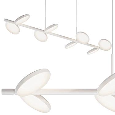 Eye Spy Adjustable Island Chandelier 3D model image 1 