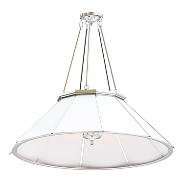 Luxury Ten-Panel Chandelier 3D model image 1 