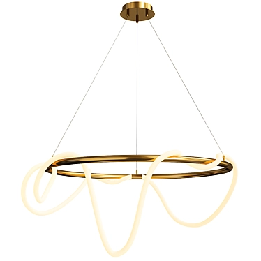  Knot Light Luke LED Chandelier 3D model image 1 