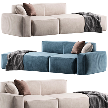 Modern 2015 Boca Sofa Model 3D model image 1 