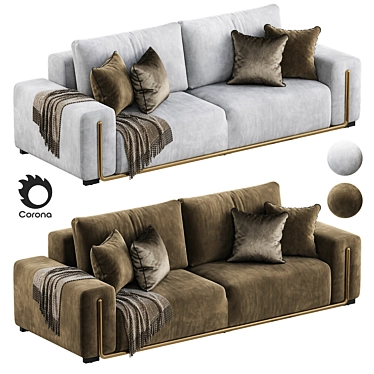 modern gray sofa