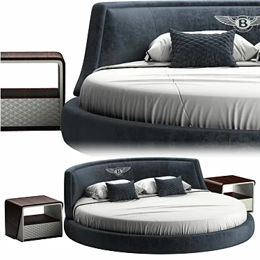 Luxury Bentley Avebury Bed:frame 3D Model 3D model image 1 