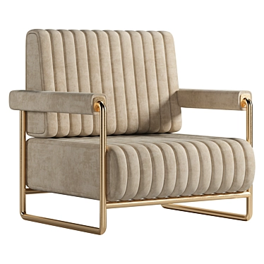  Modern Valley Armchair Design 3D model image 1 