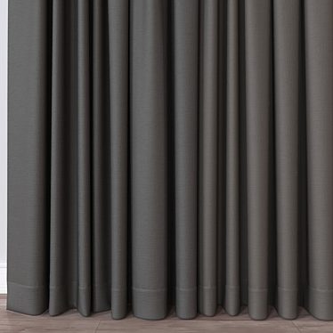 Versatile 3D Curtain Model 3D model image 1 