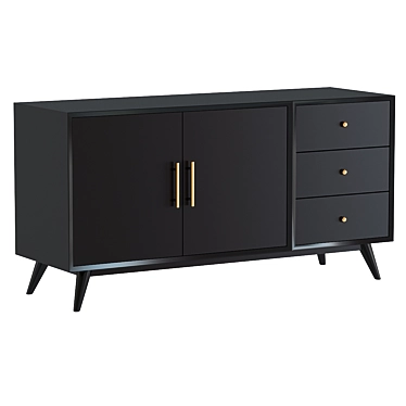 Williams 58 Wide Sideboard 2014 3D model image 1 