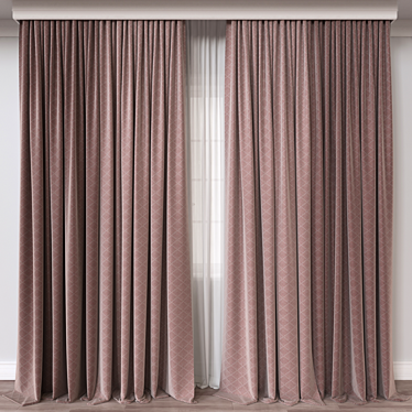 Polygonal Curtain Model 3D Render 3D model image 1 