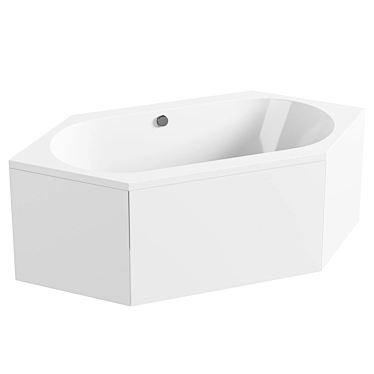  Riho Kansas Acrylic Bathtub 3D model image 1 