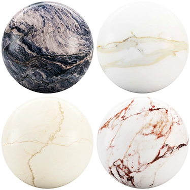 Luxury Marble Texture Collection 3D model image 1 