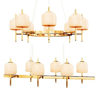 Elegant Darling Collection Pendant Lamp 3D model image 1 