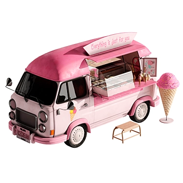 Foodtruck ice cream set 2