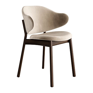 Calligaris Holly Fabric Chair 3D model image 1 