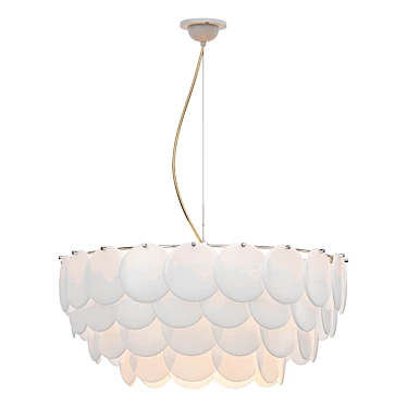 Natural White Pendant Light 3D model image 1 