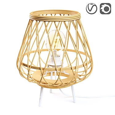 Ritual Bamboo Tripod Lamp