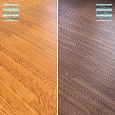  Modular 3D Wooden Flooring 3D model image 1 