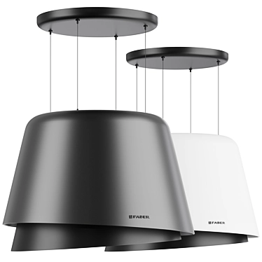 Belle Plus Ceiling Island Hood 3D model image 1 