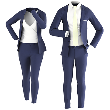 2018 Suits for Women & Men 3D model image 1 