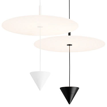 Elegant Karman Pendant Light 3D model image 1 