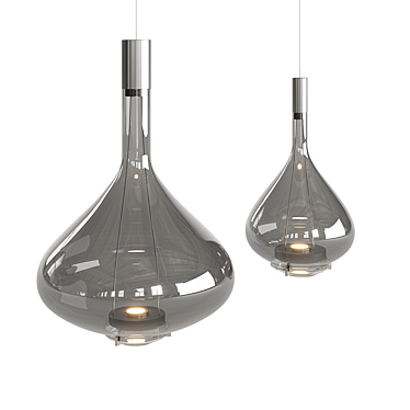 Modern Pendant Light Fixture 3D model image 1 