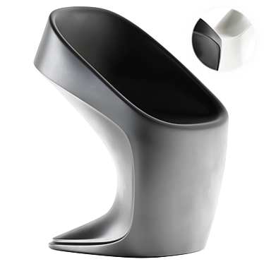 Futuristic Vondom Ufo Chair 3D model image 1 