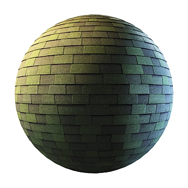 Flexible Bitumen Shingle Kit 3D model image 1 