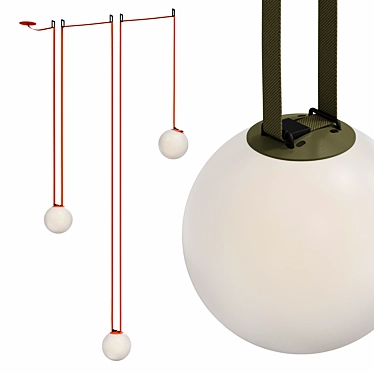 Vibia Plusminus Standing Light Fixture 3D model image 1 