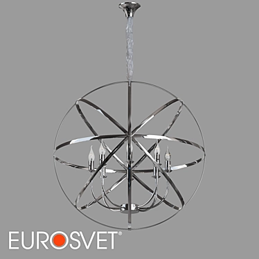 Eurosvet Santi Hanging Chandelier 3D model image 1 