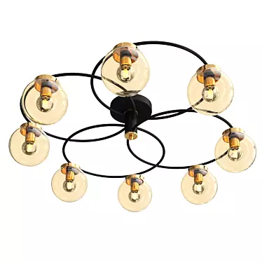 Industrial Loft Ceiling Chandelier 70104_8 3D model image 1 