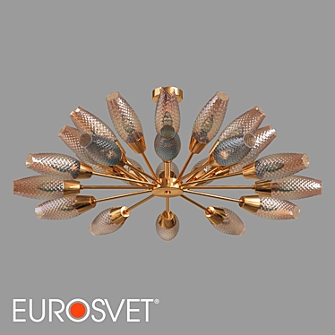 Eurosvet Thalia Ceiling Chandelier, 12-Light 3D model image 1 