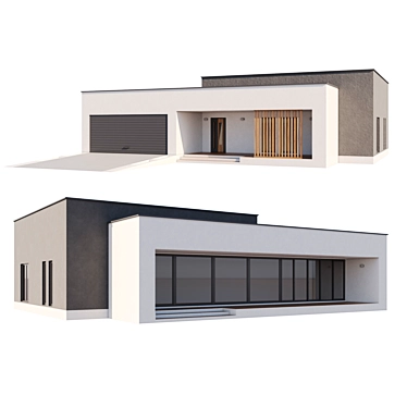 Modern Home: Millimeters 3D model image 1 