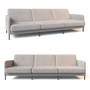 Urban Comfort Sofa Collection 3D model image 1 