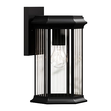 Outdoor Wall Sconce Set, Hylan 3D model image 1 