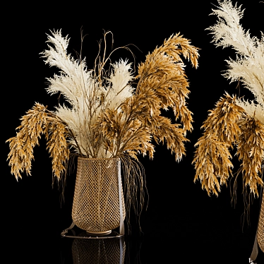 Pampas Grass Bouquet 3D Model 3D model image 1 