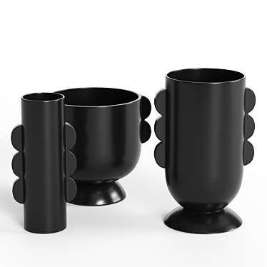 Black Stoneware Vases H&M