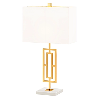 Table lamp Yara Iron Table Lamp In Gold Leaf - Set Of 2