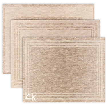 Geometric Jute Rugs Bundle - 4K 3D model image 1 