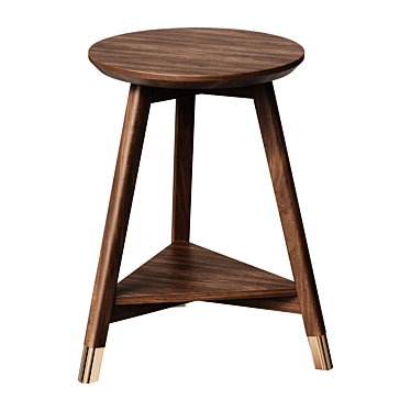 Watford Vintage Style Walnut Table 3D model image 1 