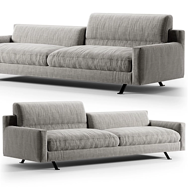 James Straight Sofa 3D Model 3D model image 1 