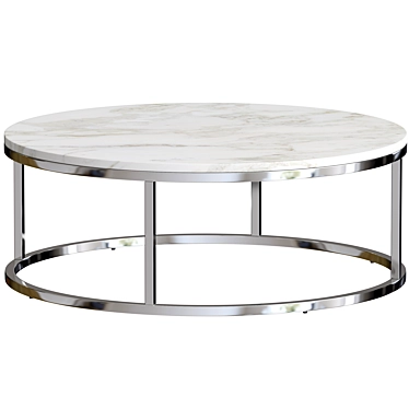 SMART round marble coffee table